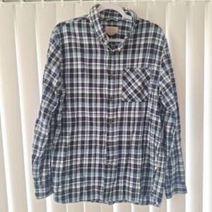 Boston Traders Flannel Button Front Shirt